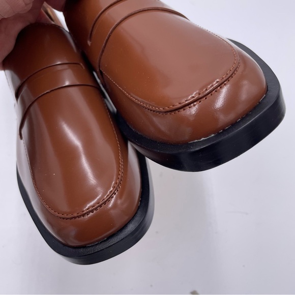 NEW Everlane Dark Mahogany Brown Leather Penny Loafer 8 - Picture 4 of 12